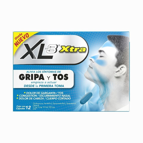 XL3 XTRA GRIPA Y TOS C/12