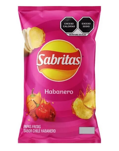 SABRITAS HABANERO CHICO 45GR