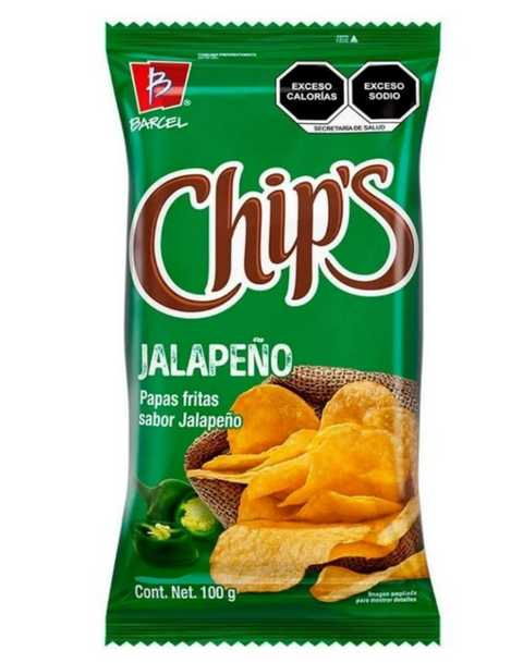 PAPAS CHIPS JALAPEÑO 100G
