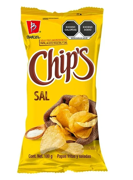 PAPAS CHIPS SAL 100G