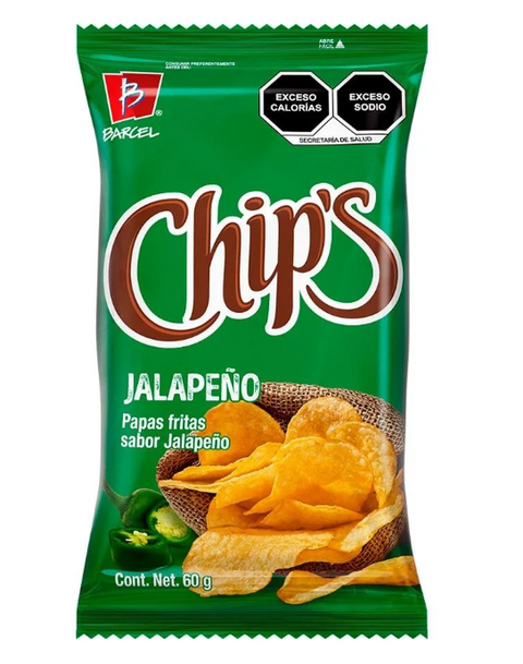 PAPAS CHIPS JALAPEÑO 60G