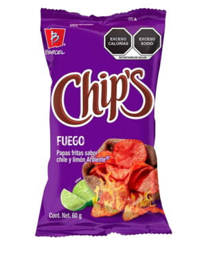 PAPAS CHIPS FUEGO 60G