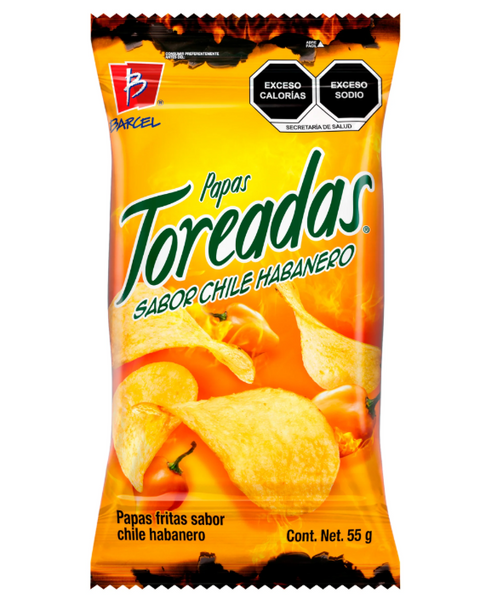 CHIPS TOREADAS HABANERO 55G