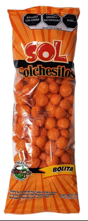 SOLCHESITOS BOLITA 100GR BOTANAS EL SOL