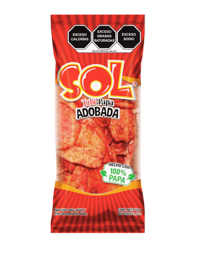 TUBIPAPA ADOBADA 100 GRS BOTANAS EL SOL