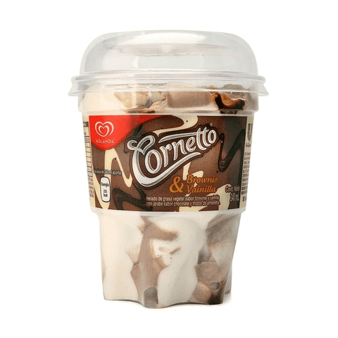 COPA CORNETTO BROWNIE VAINIL 16X190ML HOLANDA