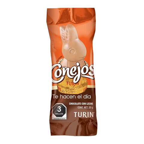CHOCOLATE CONEJO TURIN 20GR
