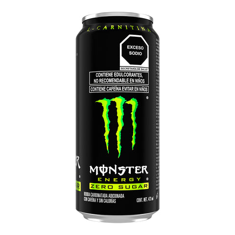 MONSTER GREEN ZERO SUGAR 473ML