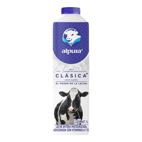 LECHE ALPURA ENTERA FRESCA 1L