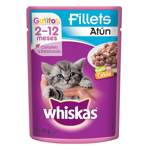 WHISKAS ATUN  1 AÑO 85GR