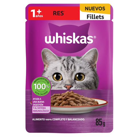 WHISKAS POUCH RES 85GR
