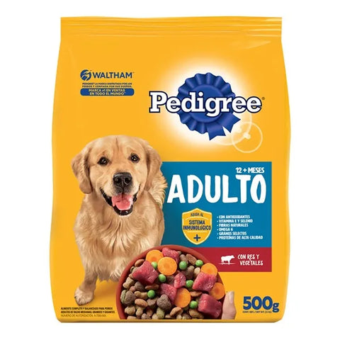 ALIMENTO SECO PERRO PEDIGREE ADULTO 500 GRS