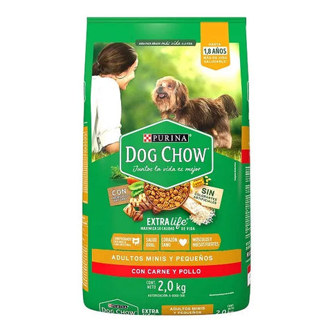 DOG CHOW ADULTOS RAZA PEQUEÑA 2KG