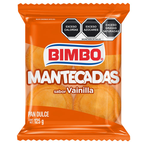 MANTECADAS VAINILLA BIMBO C/4 125 GRS