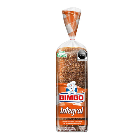 PAN INTEGRAL  620 GRS GRANDE  BIMBO