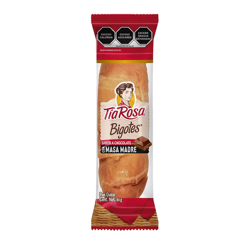 BIGOTES TIA ROSA CHOCOLATE / CAJETA 60g