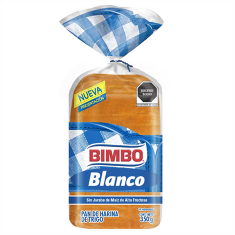 PAN BLANCO BIMBO CHICO 350G