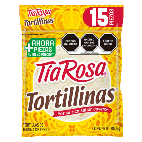 TORTILLINAS CHICA C/15 PZAS