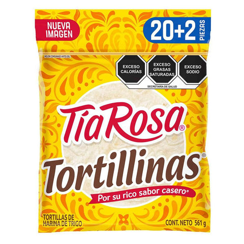 TORTILLINAS GRANDES C/22 PZAS
