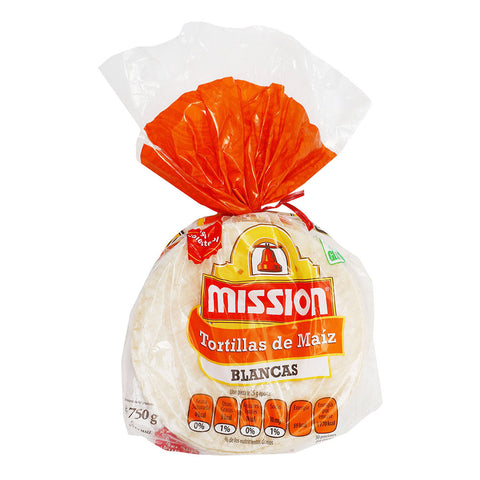 TORTILLA MAIZ MISSION FRESCA BLANCA  752GR